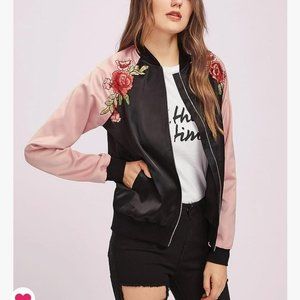 Amazon Florens Embroidered Bomber Jacket